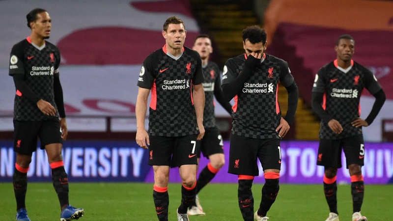 Premier League : La chute brutale de Liverpool à Aston Villa