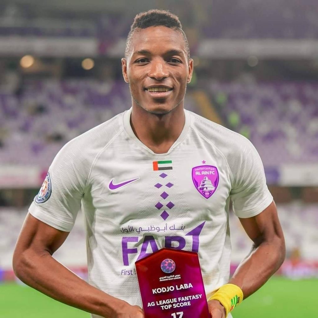 Emirats : le togolais Laba Fo-Doh double buteur et récompensé d’un trophée (photo)