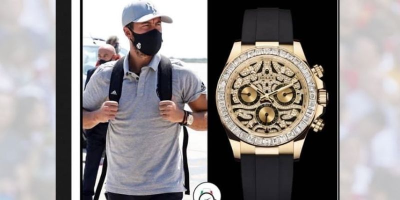 Real Madrid : le prix fou de cette nouvelle montre d’Eden Hazard