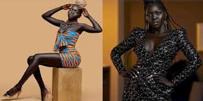 Records Guinness / la reine des ténèbres : qui est Nyakim Gatwech, la fille à la peau la plus sombre