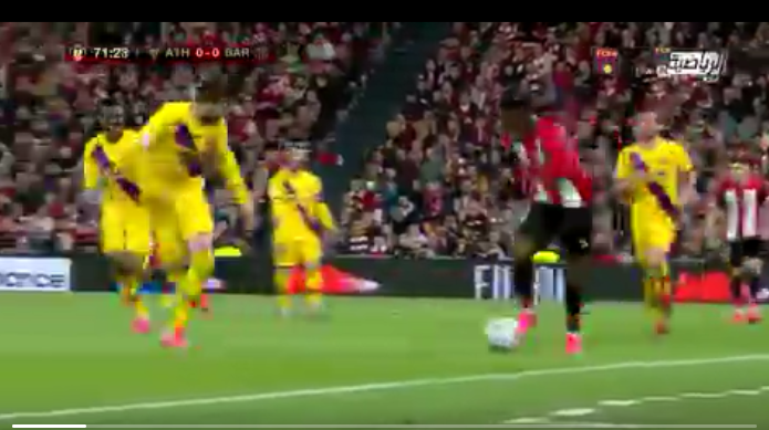 Barça : Cette vidéo de Inaki Williams qui  ridiculise Piqué en Coupe du Roi devient virale