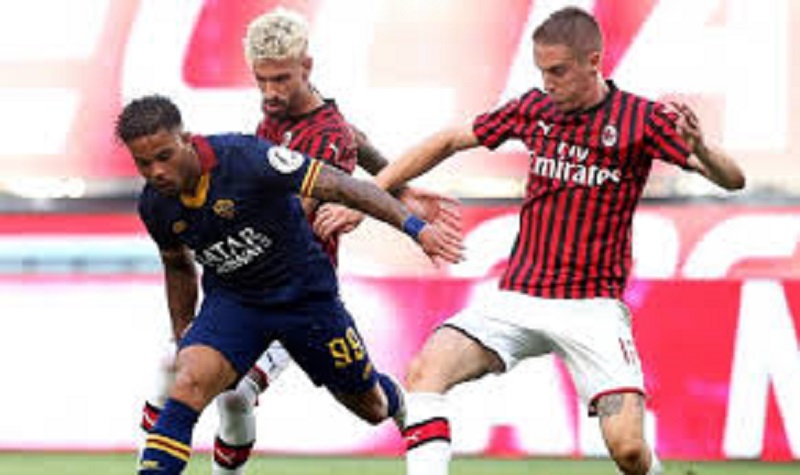 Serie A : l’AC Milan et l’AS Roma se quittent dos à dos