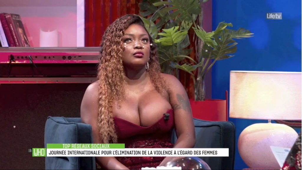 Shan’L : la star s’affiche « seins nus » sur un plateau télévision