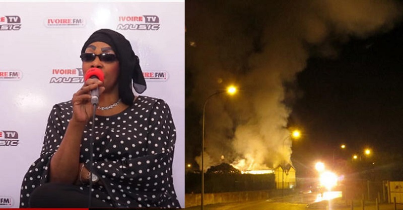 Tina Glamour, la mère de DJ Arafat, dément l’incendie de sa maison