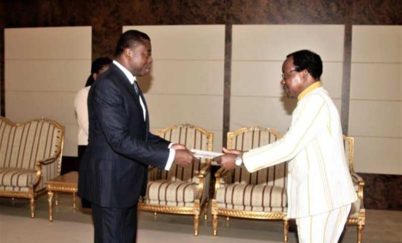 Togo : 2 ambassadeurs reçus par le Président Faure Gnassingbé ce mercredi 17 avril