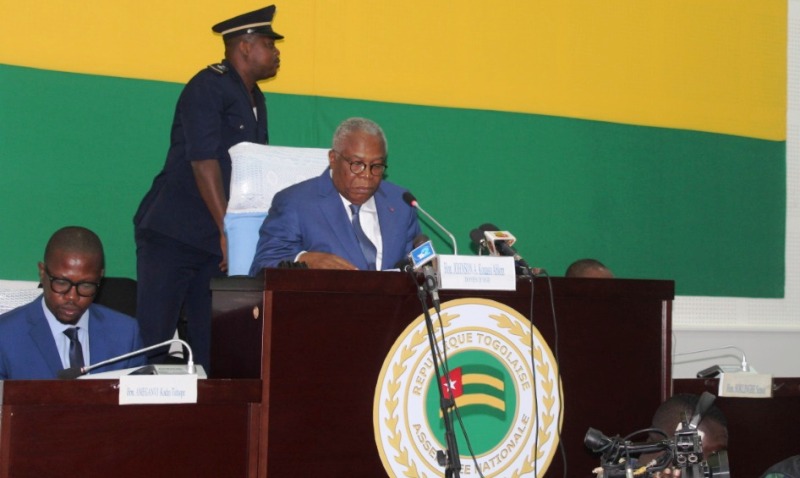 [Togo-6e Législature] : l’appel solennel du Doyen d’âge André Johnson à ses collègues députés