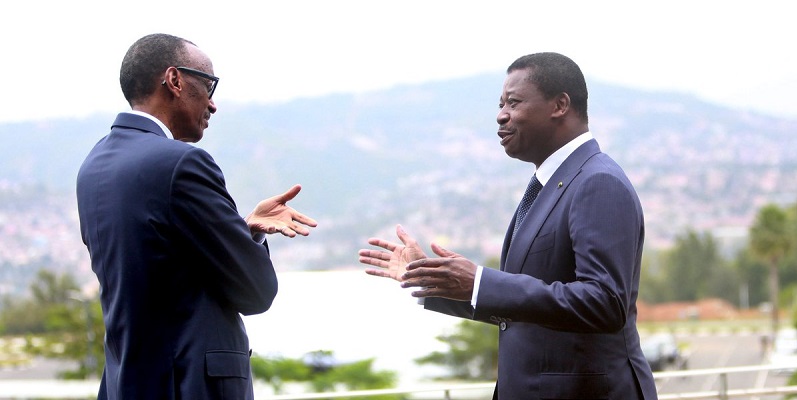 Le chef de l’Etat Faure Gnassingbe séjourne au Rwanda