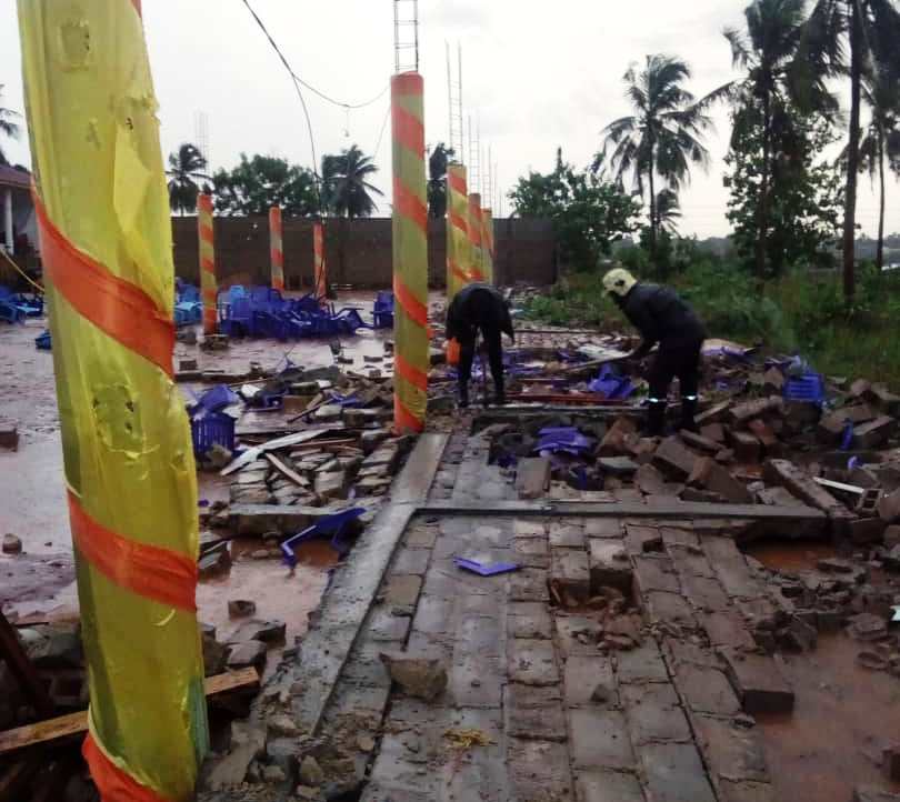 Togo/Drame à Lomé: le mur d’une église réveillée s’effondre ; des morts et plusieurs blessés