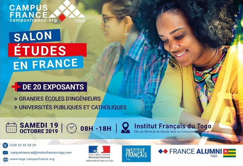Togo : La 1ère édition du salon Études en France annoncée pour ce samedi 19 octobre à l’IFT de Lomé