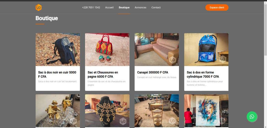Togo : L’entreprise IYA lance sa boutique en ligne dédiée 100 % aux produits artisanaux