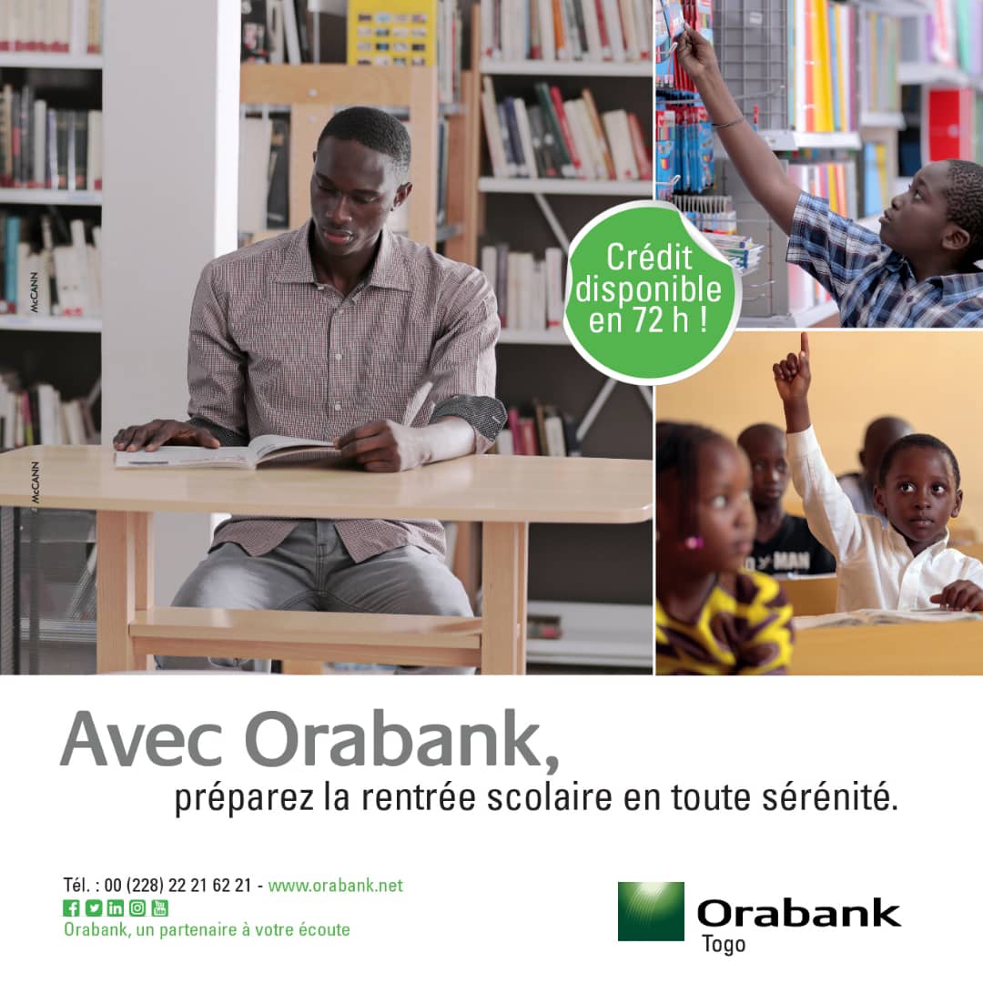 Togo : ORABANK lance son prêt scolaire !