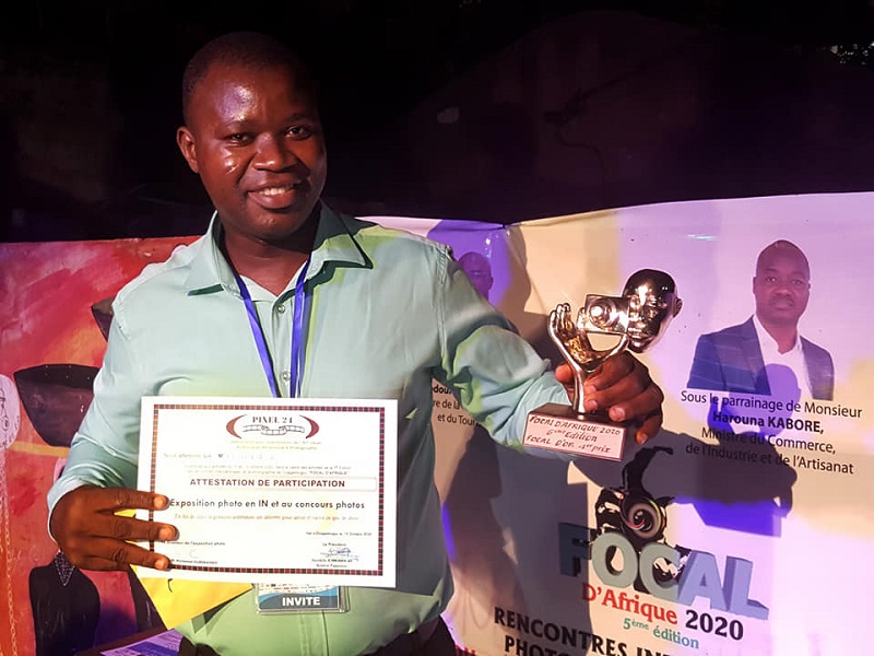 Togo / Photographie : Innocent Ketemepi décroche le 1er prix Focal d’or à Ouagadougou