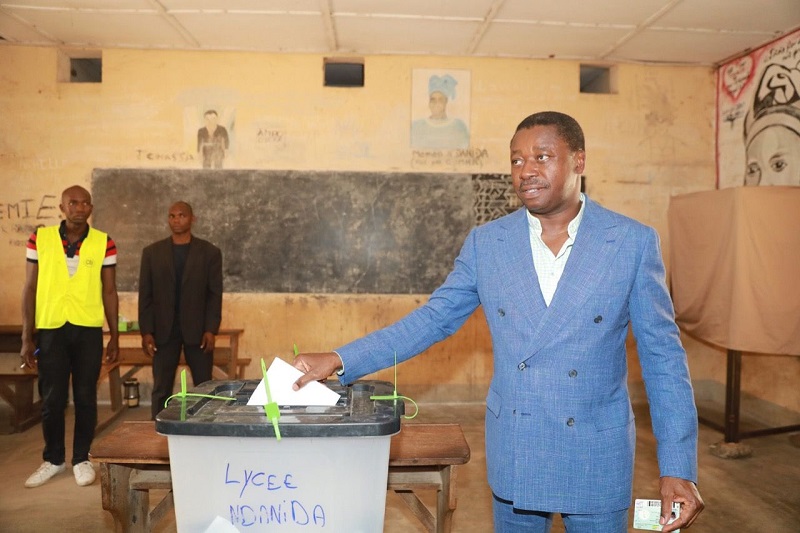 Togo / Présidentielle  2020 : Faure Gnassingbé  a voté