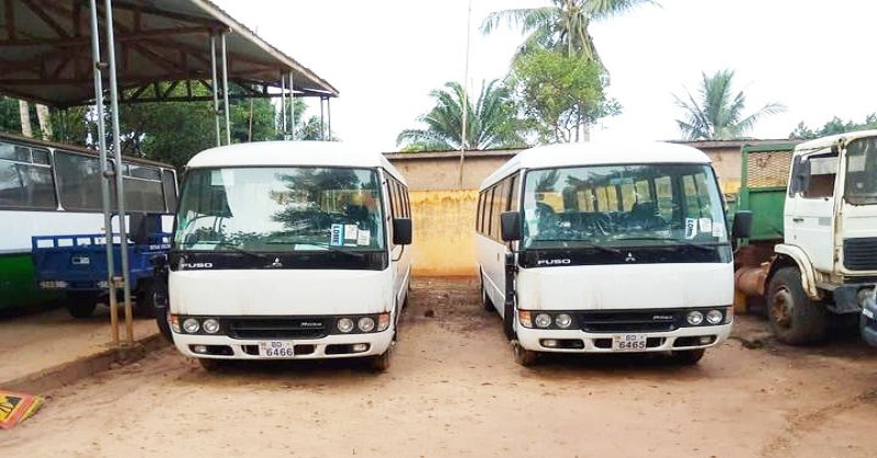 Togo / UL : 2 bus mis à la disposition des étudiants de Tsévié