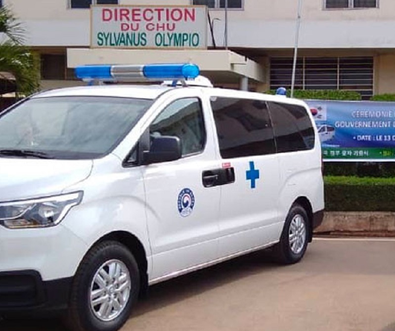 Togo : des ambulances de dernière génération pour le CHU Sylvanus Olympio de Lomé