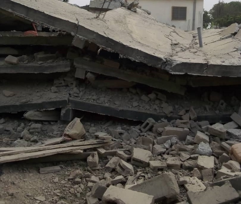Togo : Effondrement d’une maison en construction à Agoè ; des victimes