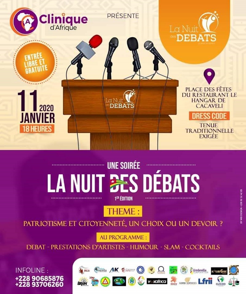 Togo : la nuit des débats annoncée pour ce samedi 11 janvier