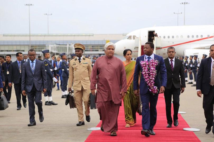 Togo : le président Faure Gnassingbé accueilli au Sri Lanka