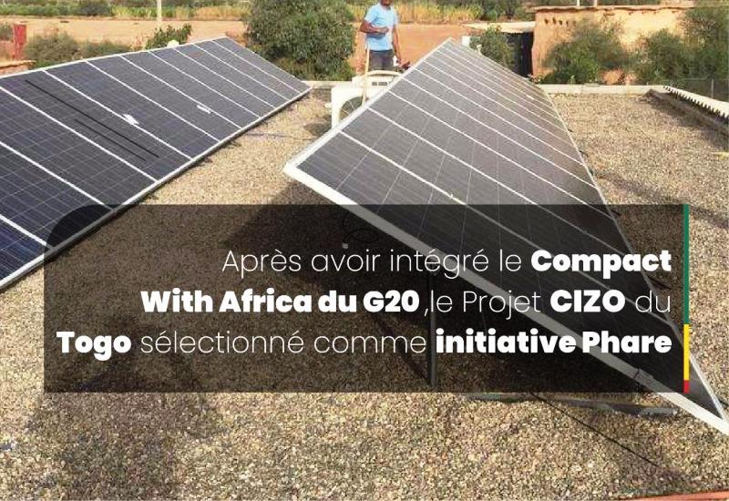 Togo / l’initiative Présidentielle CIZO parmi les initiatives modèles du Compact With Africa du G20