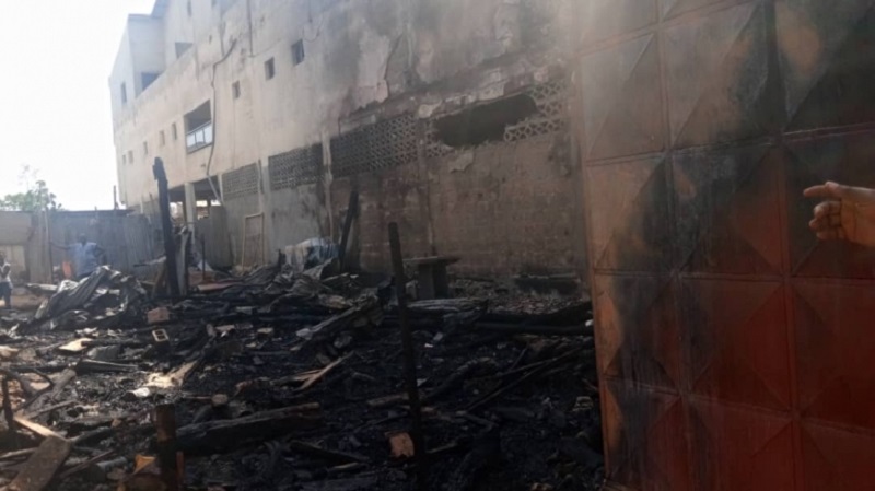 Togo: un incendie cause de gros dégâts à Doévikopé à Baguida