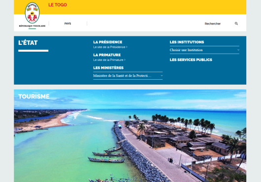 Togo.gouv.tg/fr, l’officiel au bout du clic