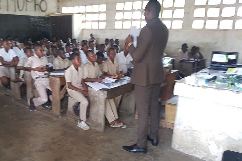Togo/Hygiène du cerveau : l’ONG RAPAA, un bon guide au CEG Nyékonakpoé