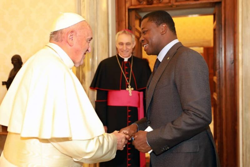 Le président Faure Gnassingbé reçu par le pape François ce lundi ; voici les sujets abordés