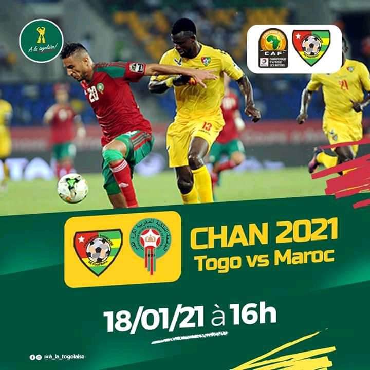 CHAN 2021 / Togo-Maroc : à quelle heure et sur quelles chaînes suivre le match ?