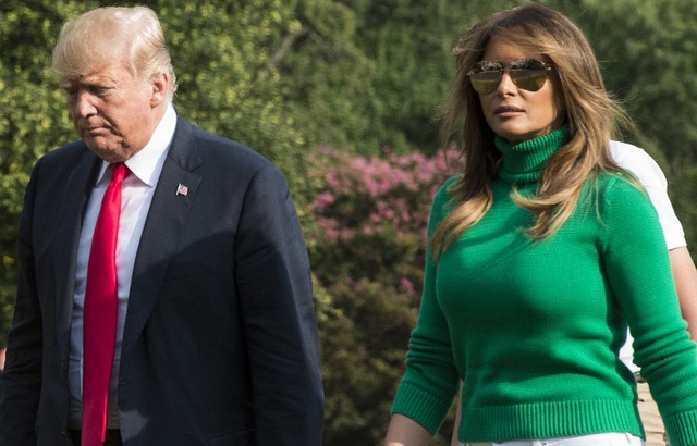 Melania Trump froide avec Donald Trump malgré la mort de son frère