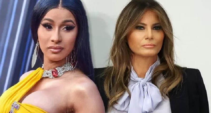 USA : En colère, Cardi B publie une photo de Melania Trump nue