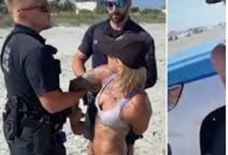 Une acrobate arrêtée pour avoir porté un string sur la plage