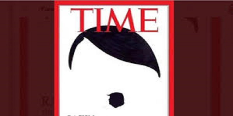 Une du Time : une caricature du profil de Trump au milieu du visage d’Hitler resurgit sur le Net