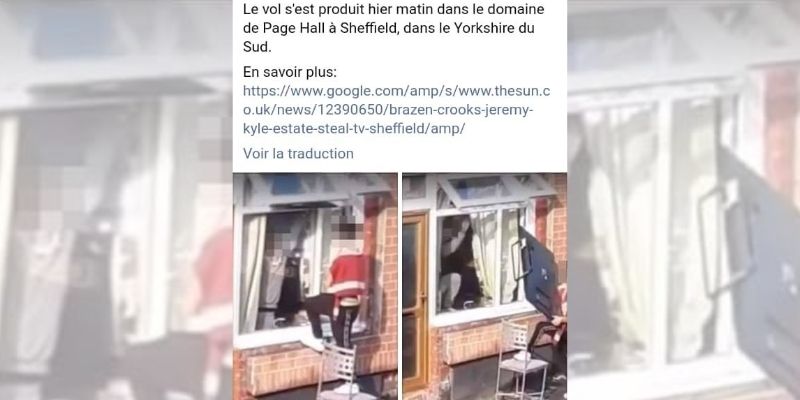 Une maison cambriolée en 1 minute montre en main au Royaume-Uni (photo) 