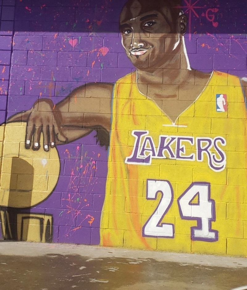Une peinture murale à l’honneur de Kobe Bryant effacée car jugée trop moche (Photo)