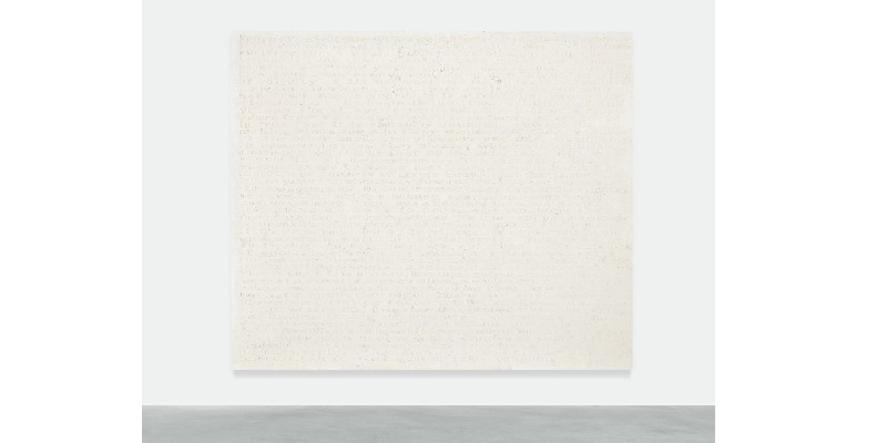 Une peinture semblable à une toile vierge vendue à un prix élevé (photo)