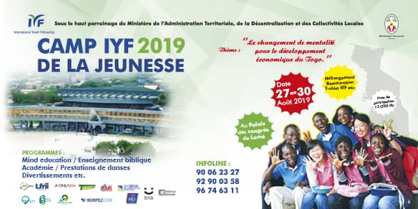 Togo : plus de 3000 jeunes attendus au camp IYF de la jeunesse à Lomé