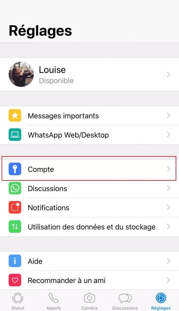 Whatsapp: voici comment supprimer définitivement votre compte