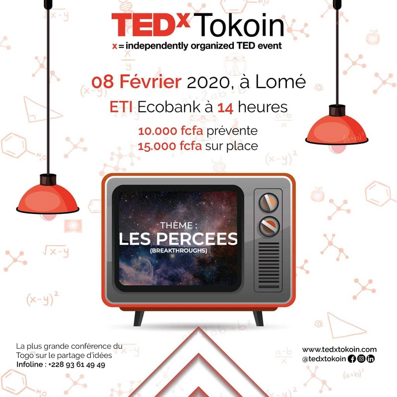 Togo : À vos agendas ! le TEDxTokoin  se confirme