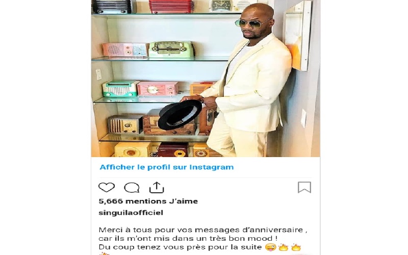 Singuila : son nouveau look fait sensation sur la Toile