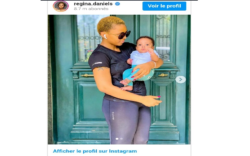 Nigeria : Regina Daniels accusée d’avoir blanchi la peau de son bébé