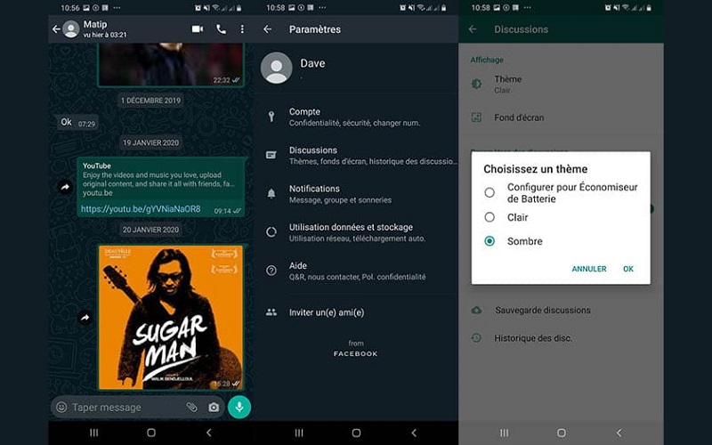 WhatsApp : le mode  sombre est  enfin disponible  en beta, voici comment  l’activer
