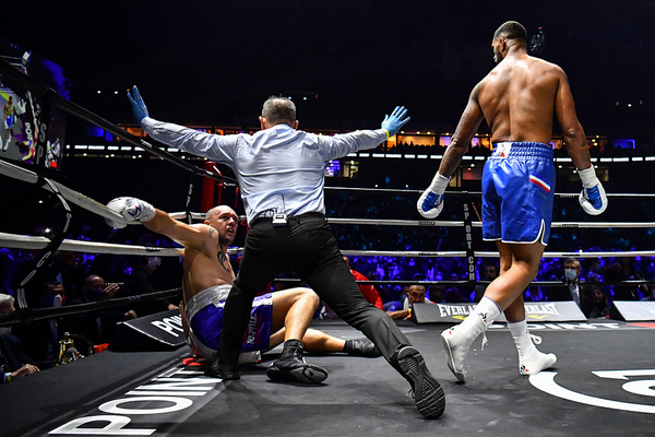 Boxe : Tony Yoka terrasse Johann Duhaupas K.O. en 80 secondes (photo)