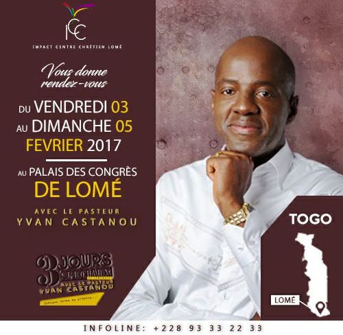 Yvan Castanou attendu à Lomé pour un week-end exceptionnel