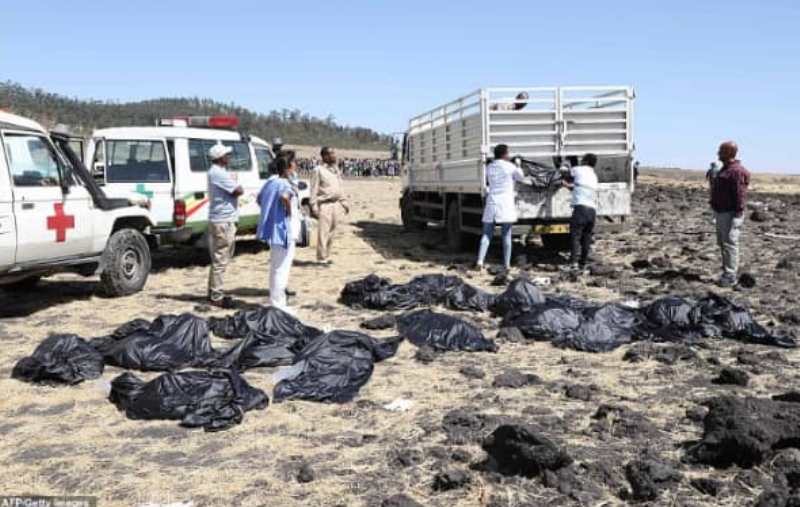 Crash du Boieng d’Ethiopian Airlines : l’identification des corps prendra plusieurs mois