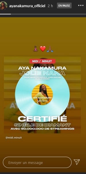 Bonne nouvelle pour Aya Nakamura et son tube «Jolie Nana»