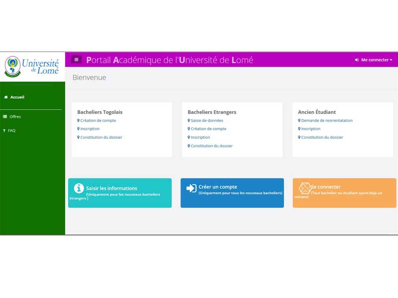 Rentrée universitaire 2018-2019/UL : les inscriptions en ligne effectives ce lundi 08 octobre