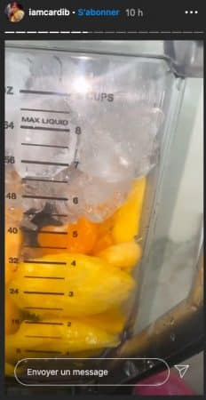 Cardi B révèle la recette de ses cocktails faits maison sur Instagram