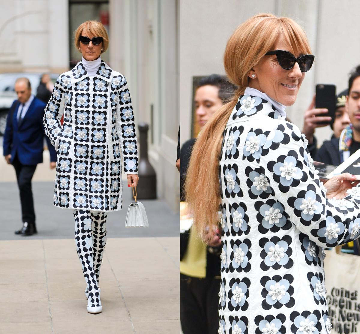 Après sa pose en Balenciaga, Céline Dion et son carré bob créent la sensation dans les rues de New York