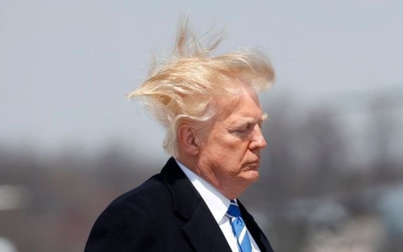 Donald Trump : 39 millions de FCFA déclarés au fisc pour sa coiffure, les internautes se moquent