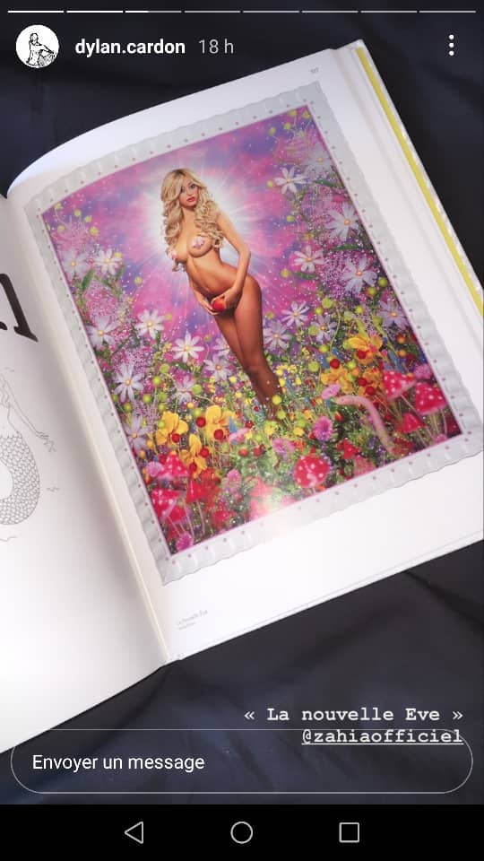 Zahia : la star s’affiche très sexy et toute nue comme Eve dans un livre